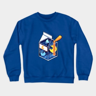 Blue Nebula Juice Crewneck Sweatshirt